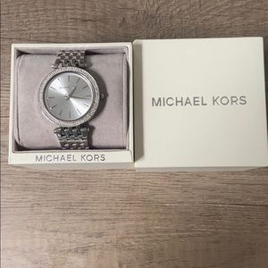 Michael Kors Darci Silver Tone Watch